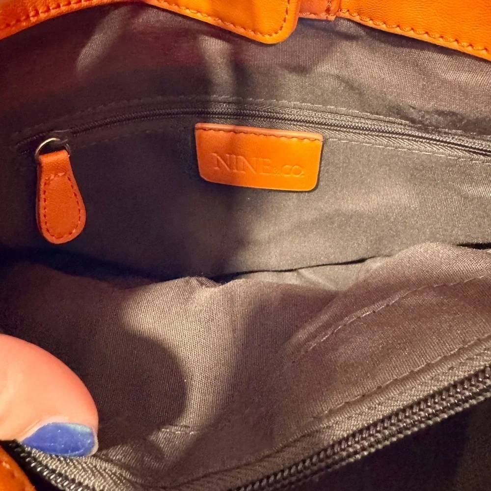 Nine & Co. Vibrant Orange Shoulder Bag - Picture 7 of 8